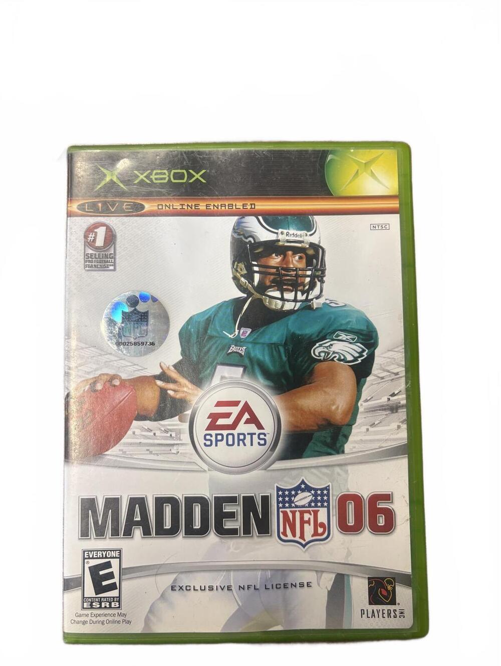 Madden NFL 06 (Microsoft Xbox, 2005) Complete Retro Football Game CIB